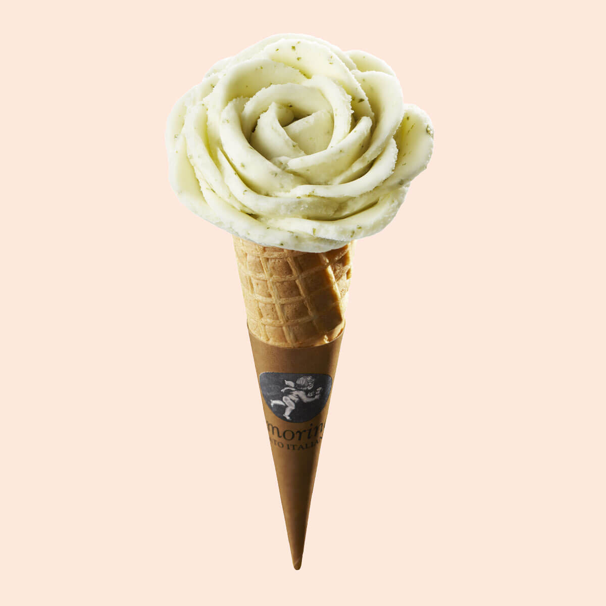 Cornet de glace, parfum citron vert basilic